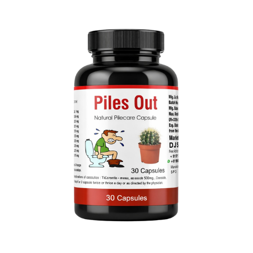 piles out capsule